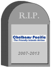 Chathams Pacific Shut Down