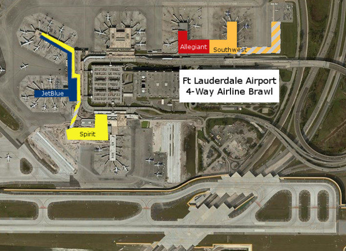 Fort Lauderdale Airport Terminal Map